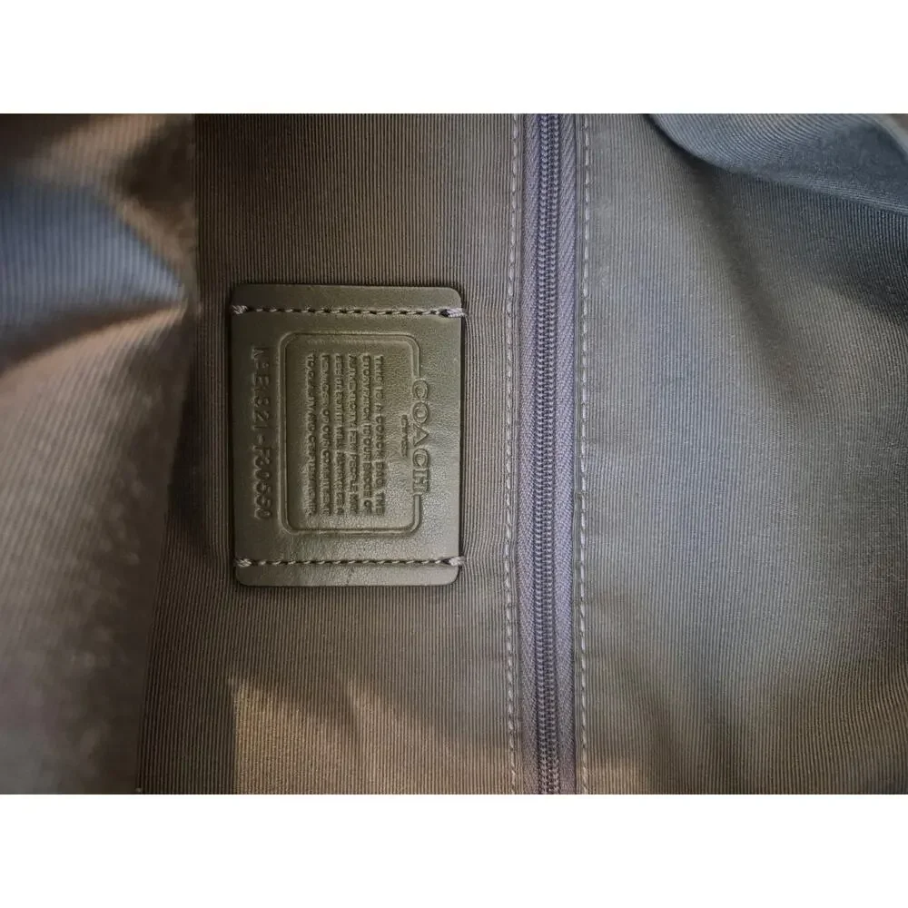 COACH Bag 30550 Backpack Pebbled Leather Medium Women's - Rare Green Authentic
